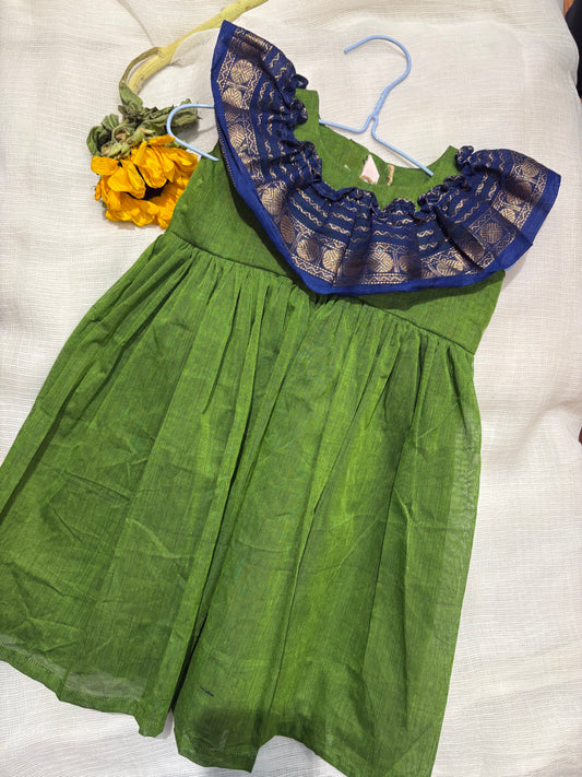 Green baby dress (1-2 years)