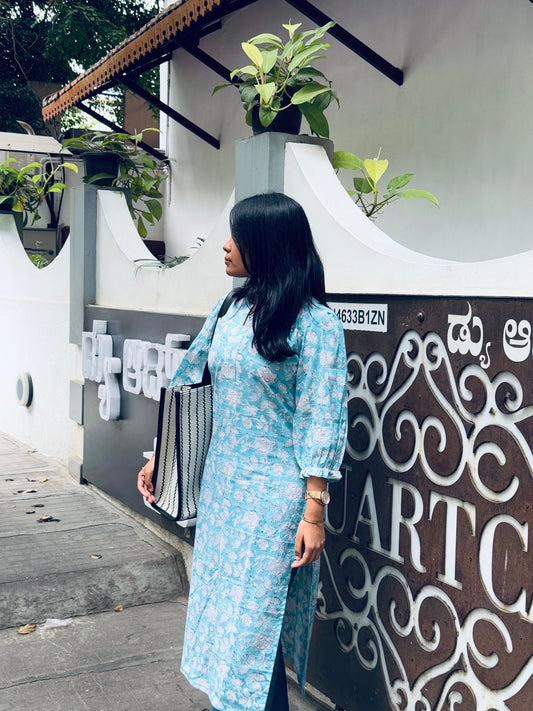 Aqua Royale Long kurti