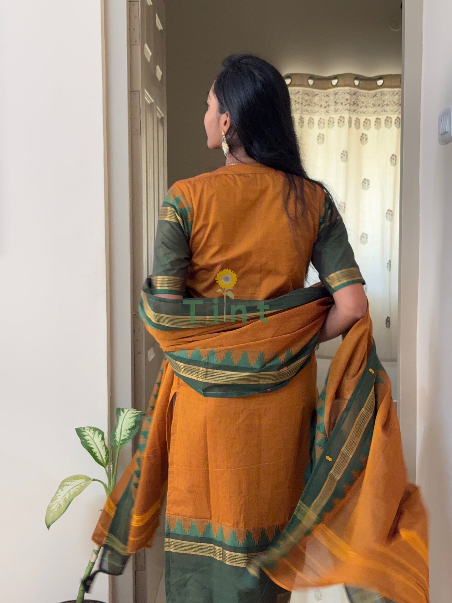 Mango whirl Kurta dupatta
