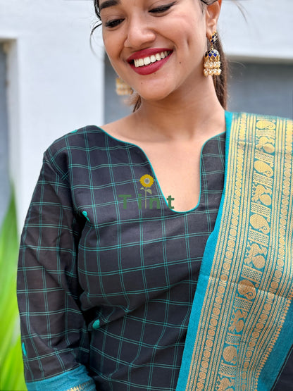 Pepper kattam Kurta dupatta