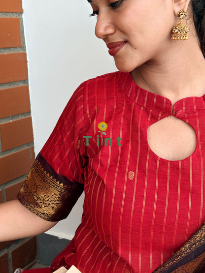 Arakku Kanchi cotton kurta dupatta