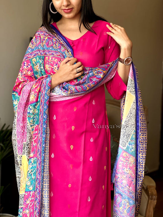 Royal pink Suit Set