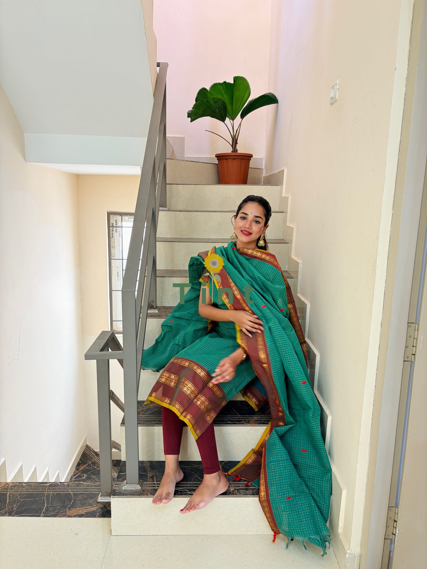 Mint Chutney kurta dupatta