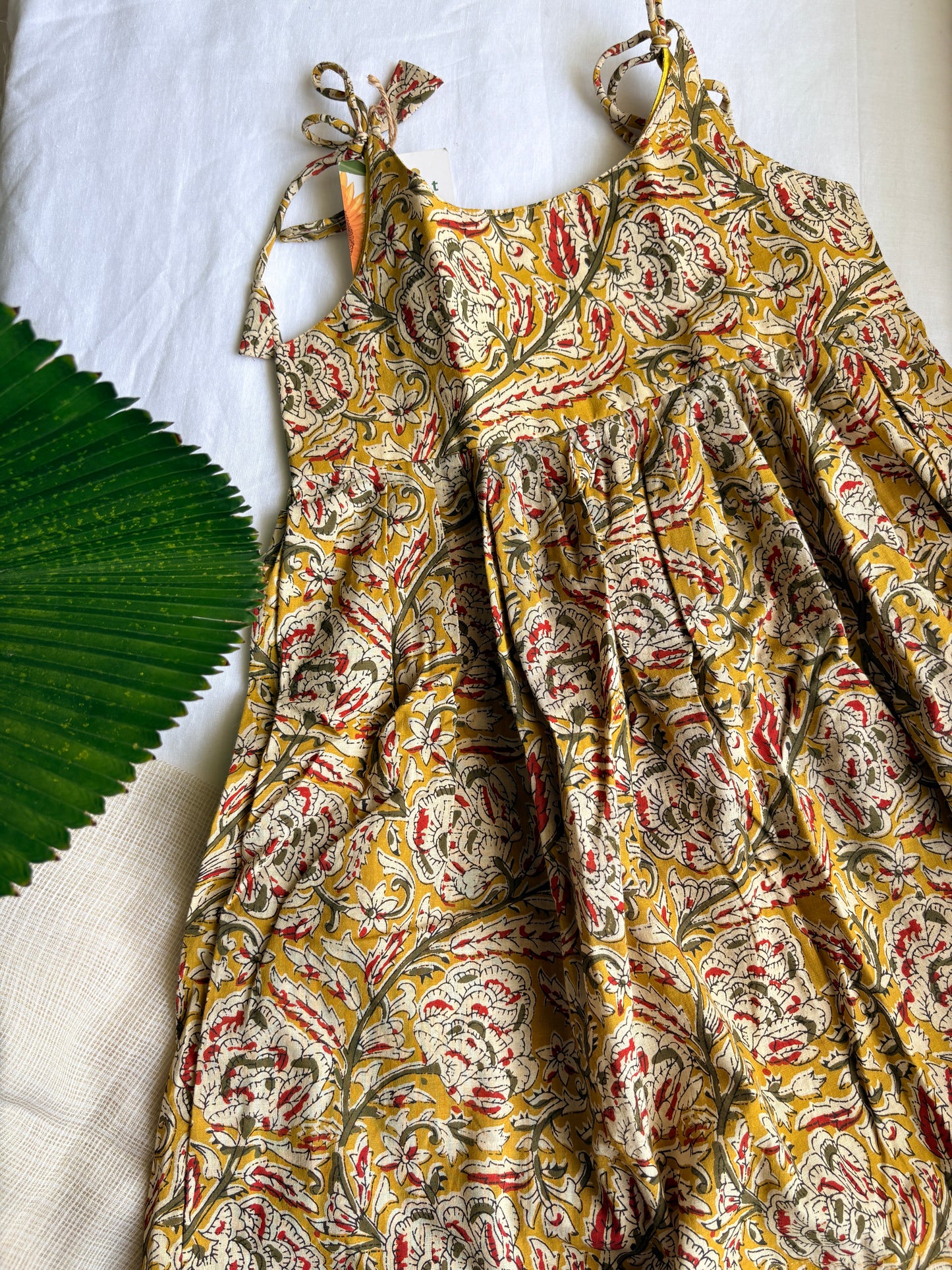 Olive baby dress (1 year)