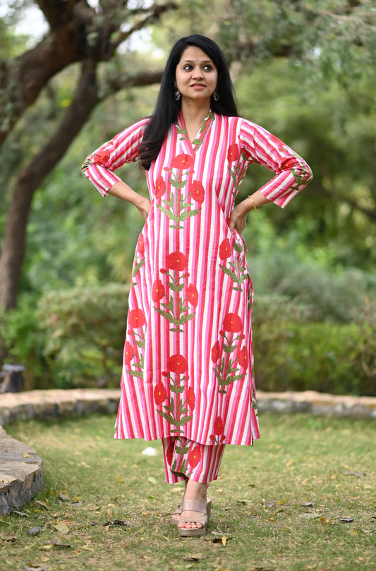 Candy Bloom Cotton Co-ord Set