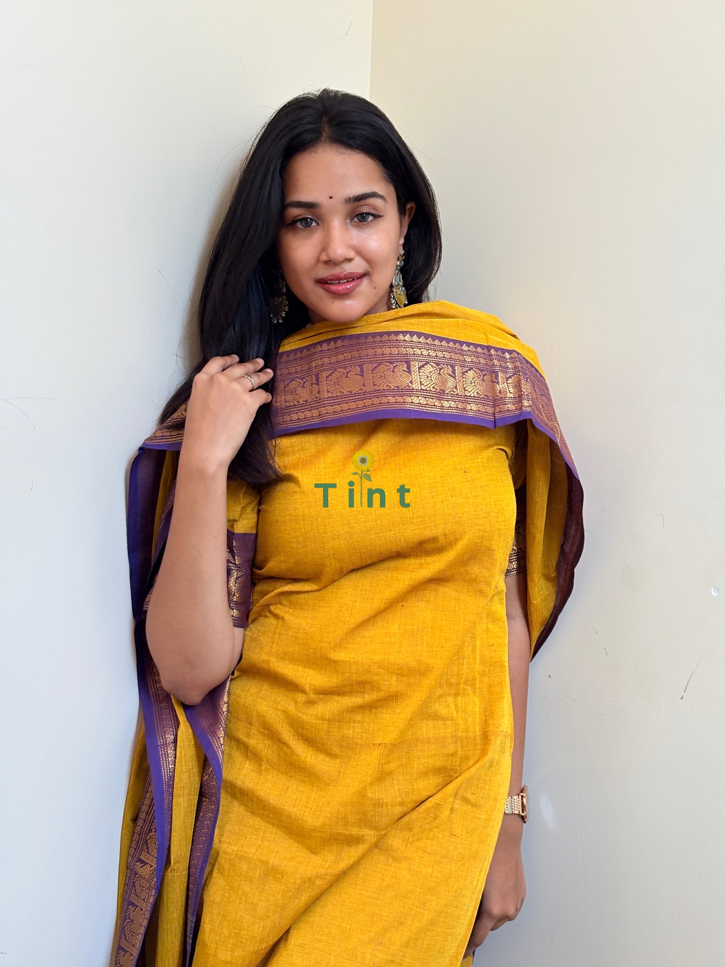 Mango Butter Kanchi Cotton kurta dupatta