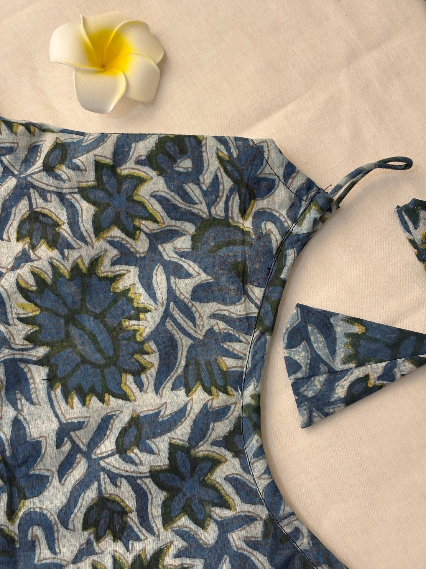 Handblock printed baby dress (1-2 years)