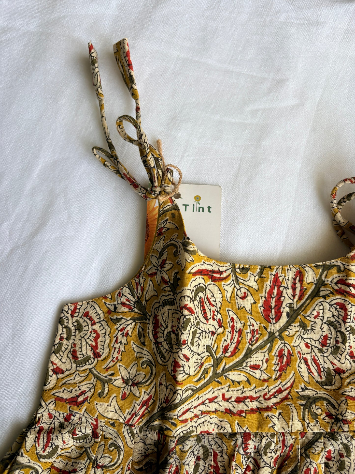 Olive baby dress (1 year)