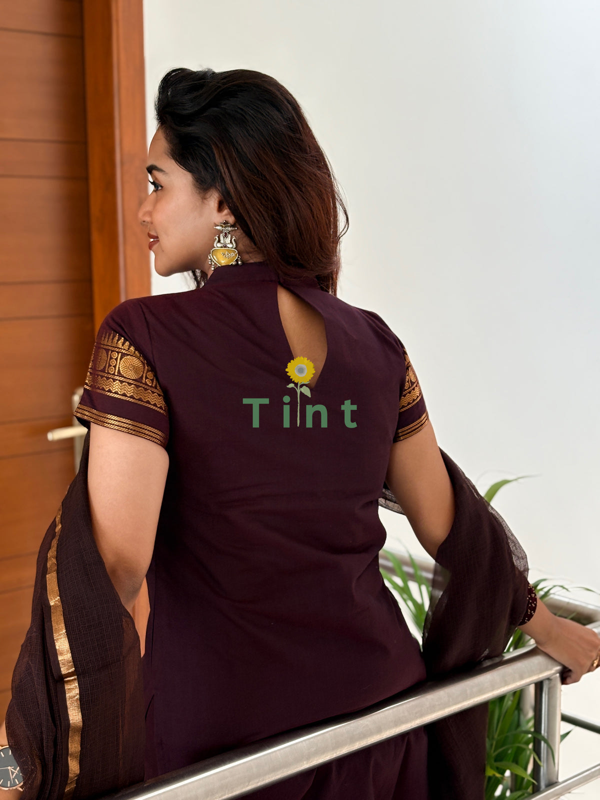 Kaape Kurta with Kota dupatta