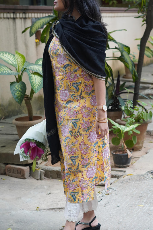 Marigold Strap long kurti