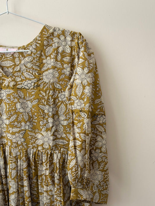 Mustard Meadow Dress