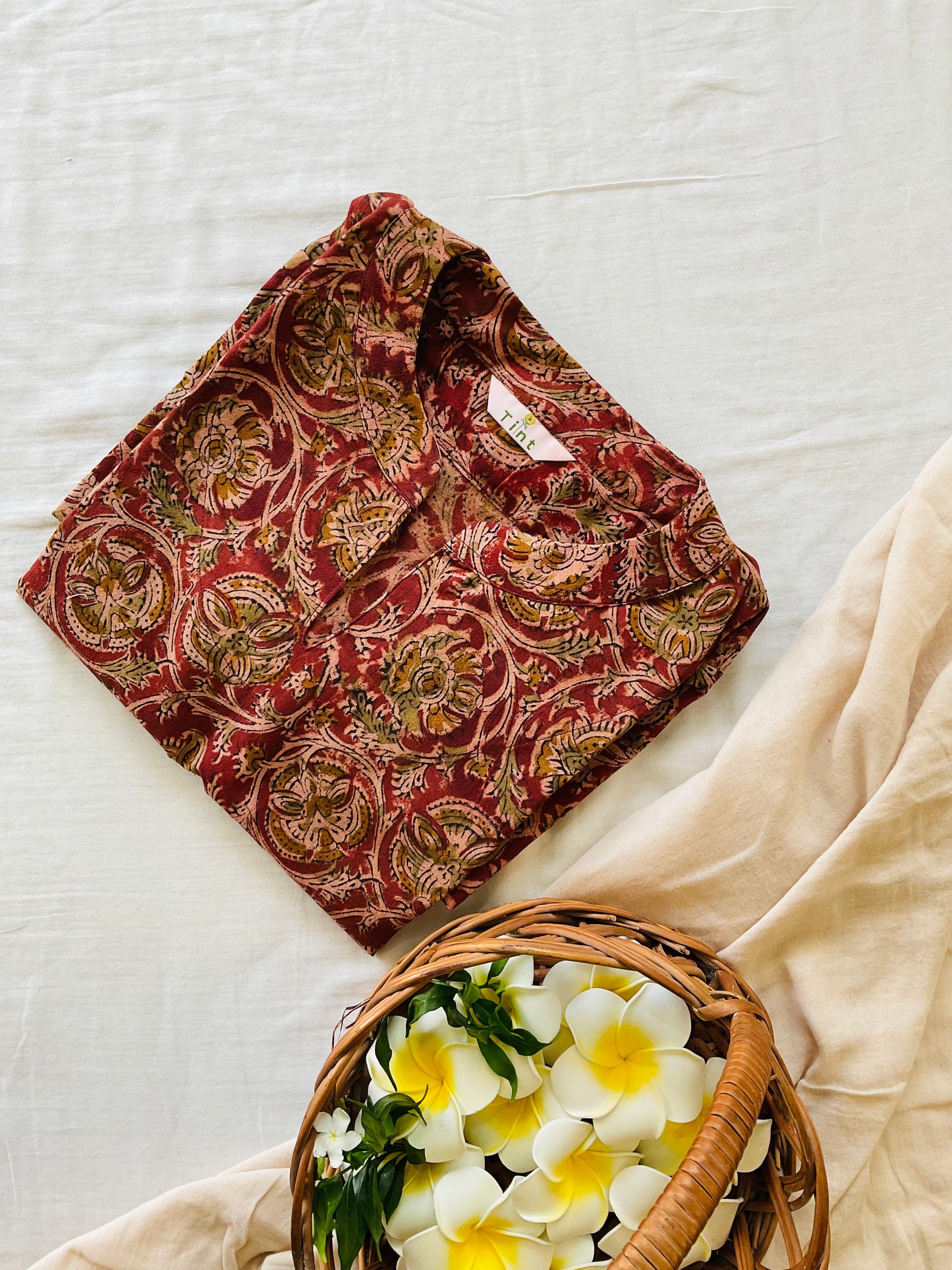 Autumn Vine – Handcrafted Kalamkari Kurta