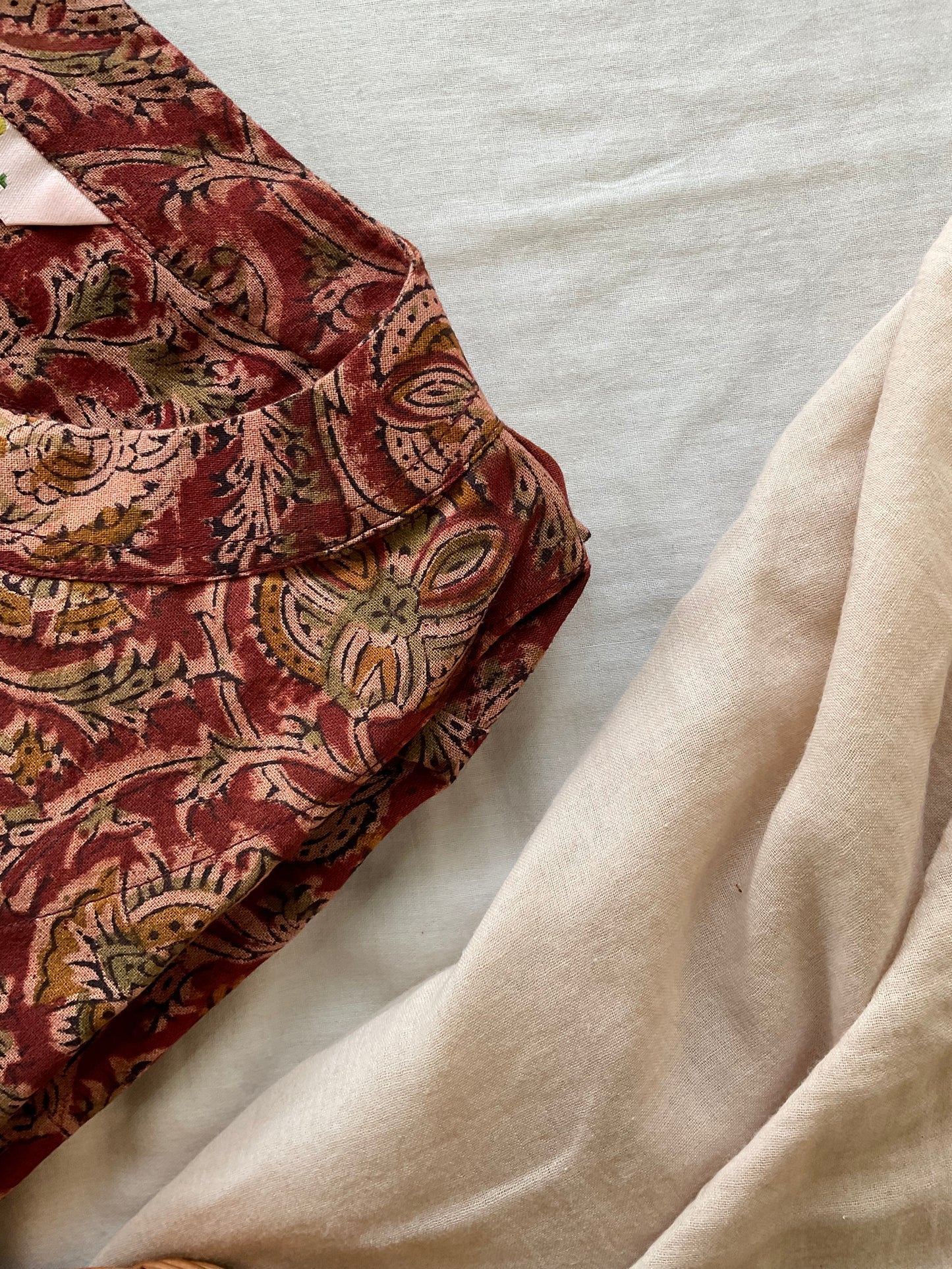 Autumn Vine – Handcrafted Kalamkari Kurta