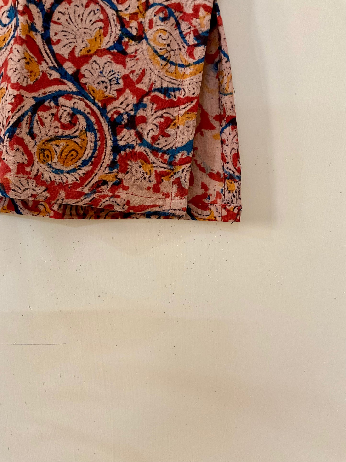 Sandalwood Petals – Handcrafted Kalamkari Kurta