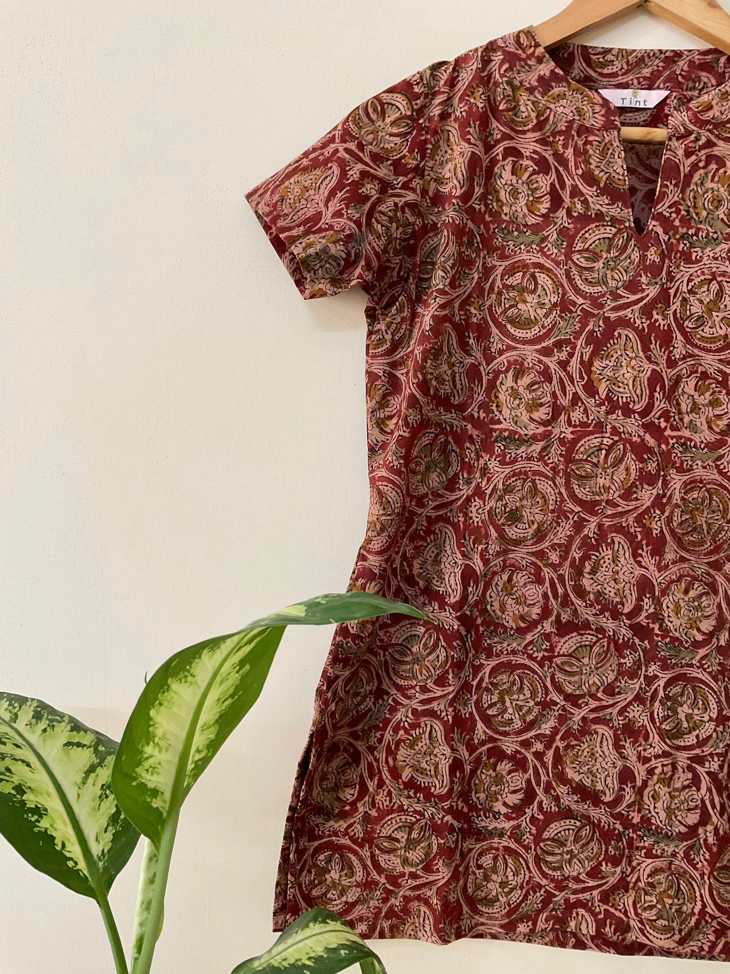Autumn Vine – Handcrafted Kalamkari Kurta