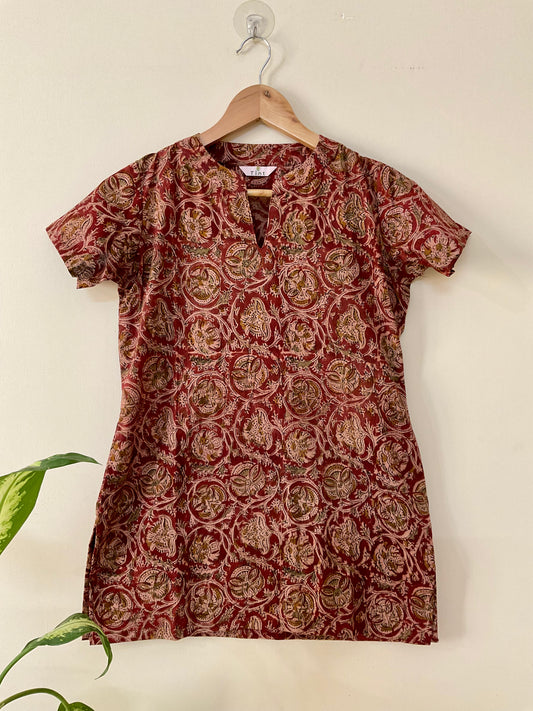 Autumn Vine – Handcrafted Kalamkari Kurta